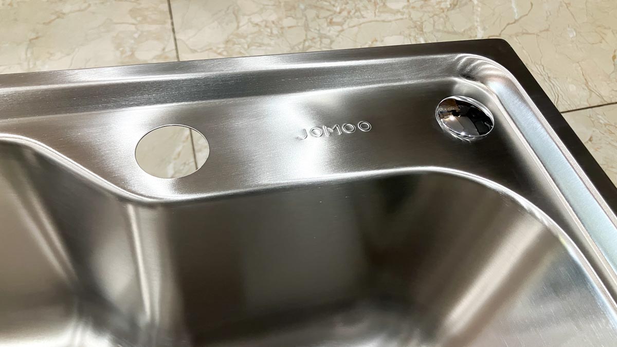 Chậu rửa chén 1 hộc 62x44cm JOMOO 06178-7Z-1