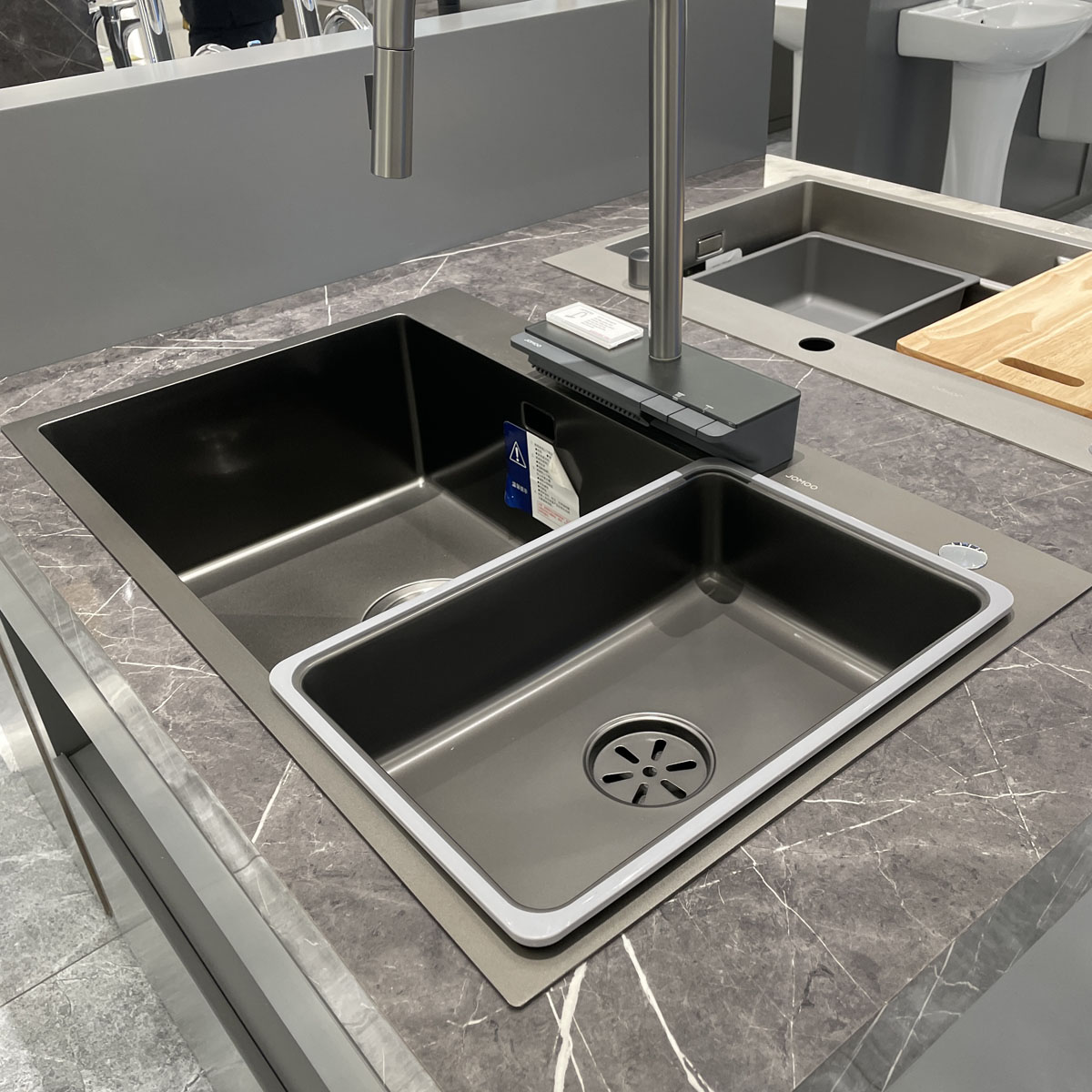 Chậu rửa chén 1 hộc 78x50cm hydro nano kháng nước JOMOO 06239-AZ-1