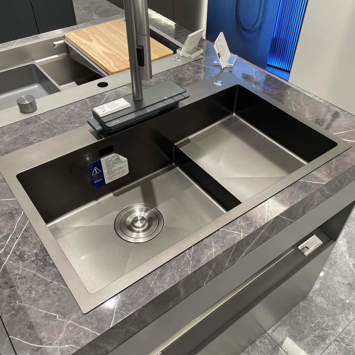 Chậu rửa chén 1 hộc 78x50cm hydro nano kháng nước JOMOO 06239-AZ-1