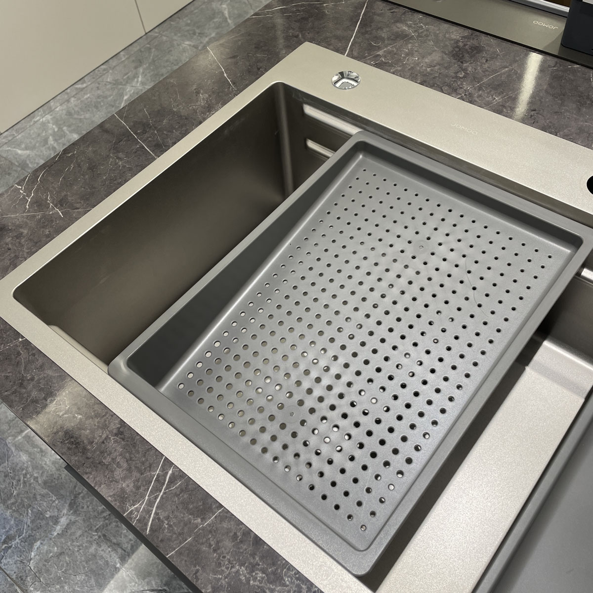 Chậu rửa chén 1 hộc 78x48cm hydro nano kháng nước JOMOO 06293-BZ-1