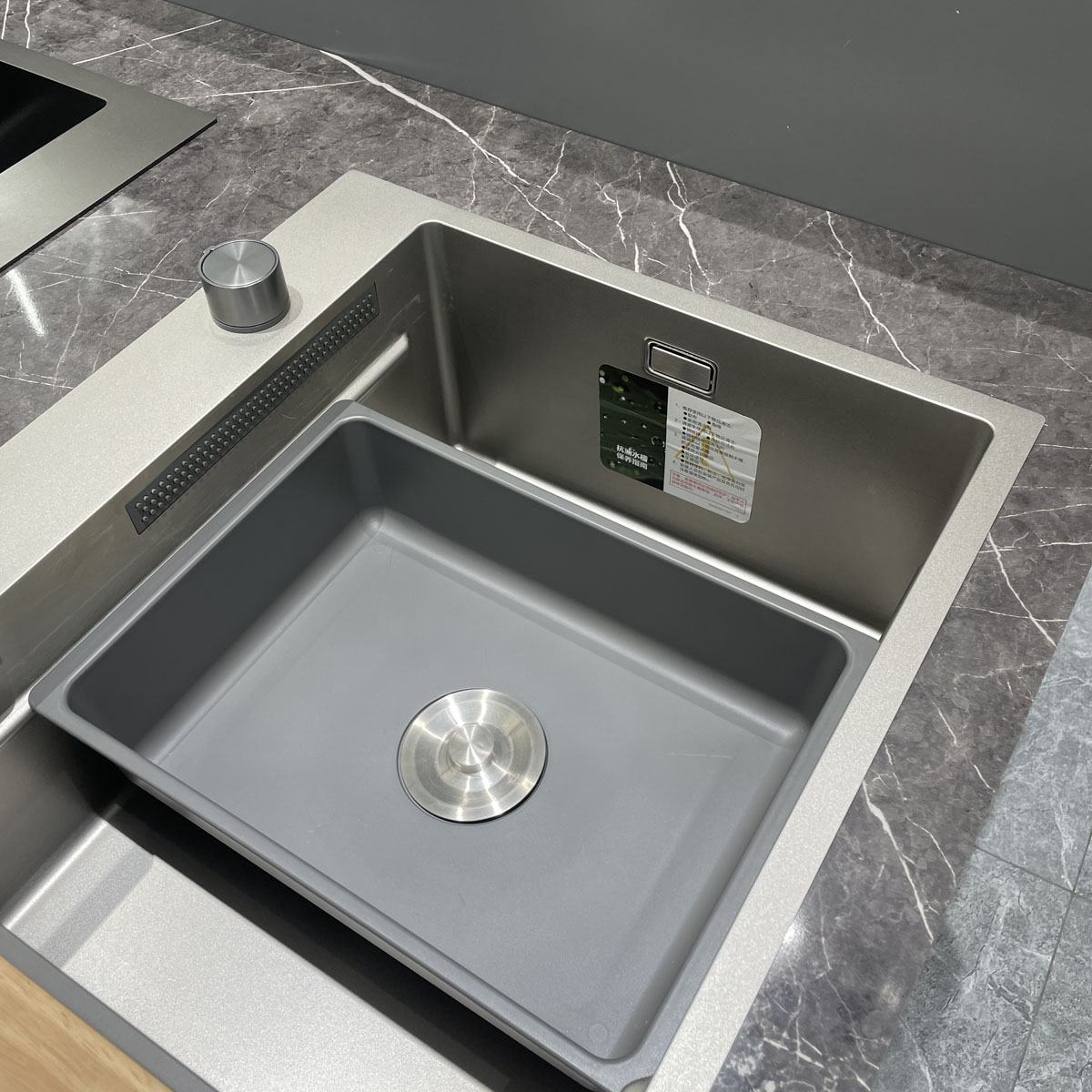 Chậu rửa chén 1 hộc 78x48cm hydro nano kháng nước JOMOO 06293-BZ-1