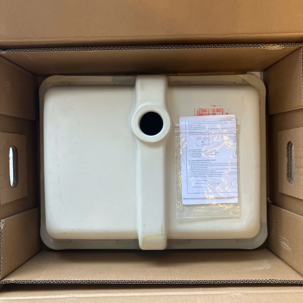 Chậu rửa mặt lavabo âm bàn JOMOO 12666-1/01K-I011