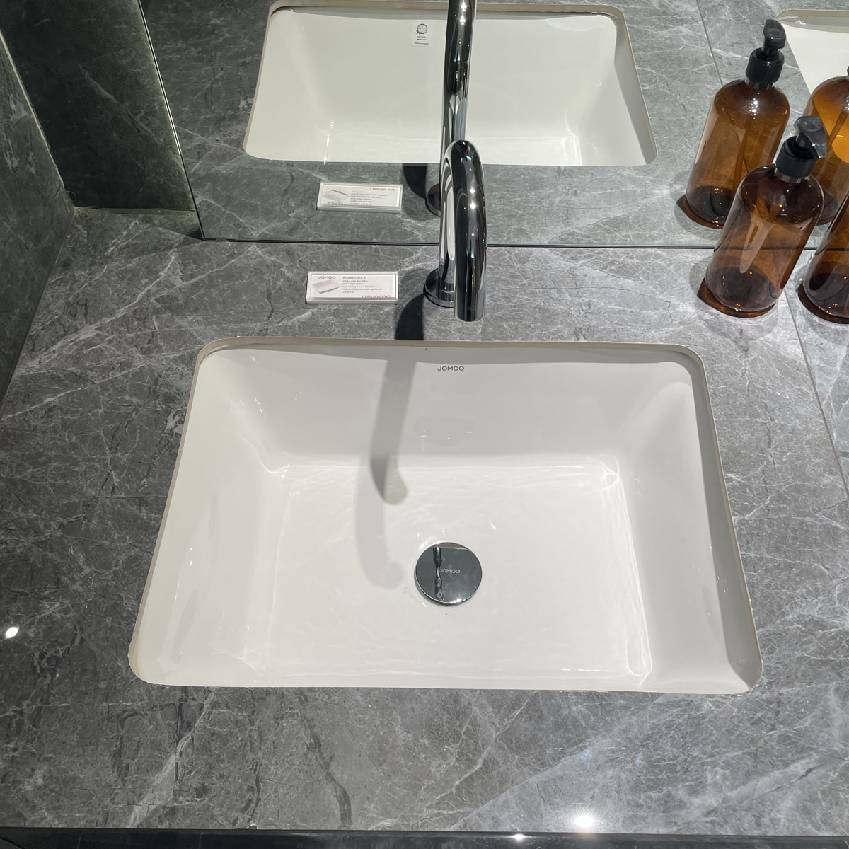 Chậu rửa mặt lavabo âm bàn JOMOO 12683-1/01K-I011