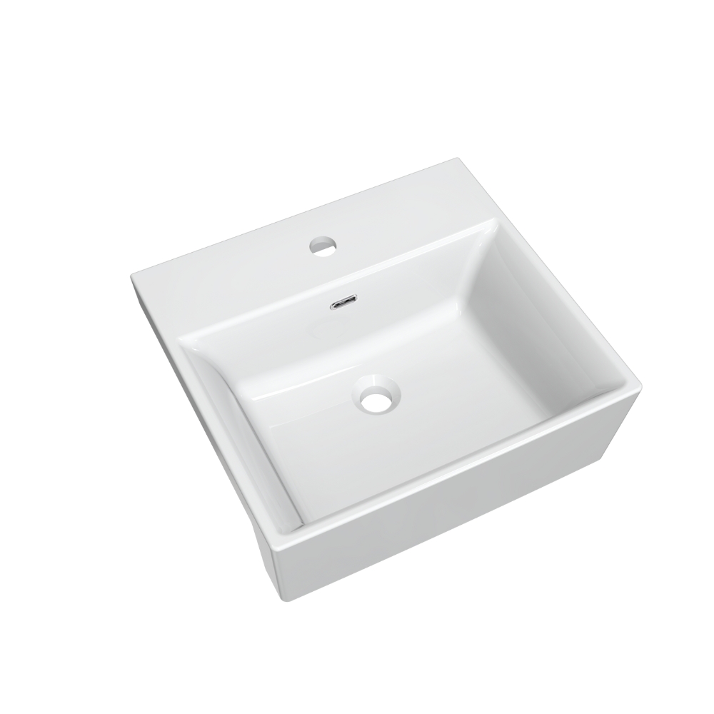 Chậu rửa mặt lavabo bán âm bàn JOMOO P12664-1/11Z-1