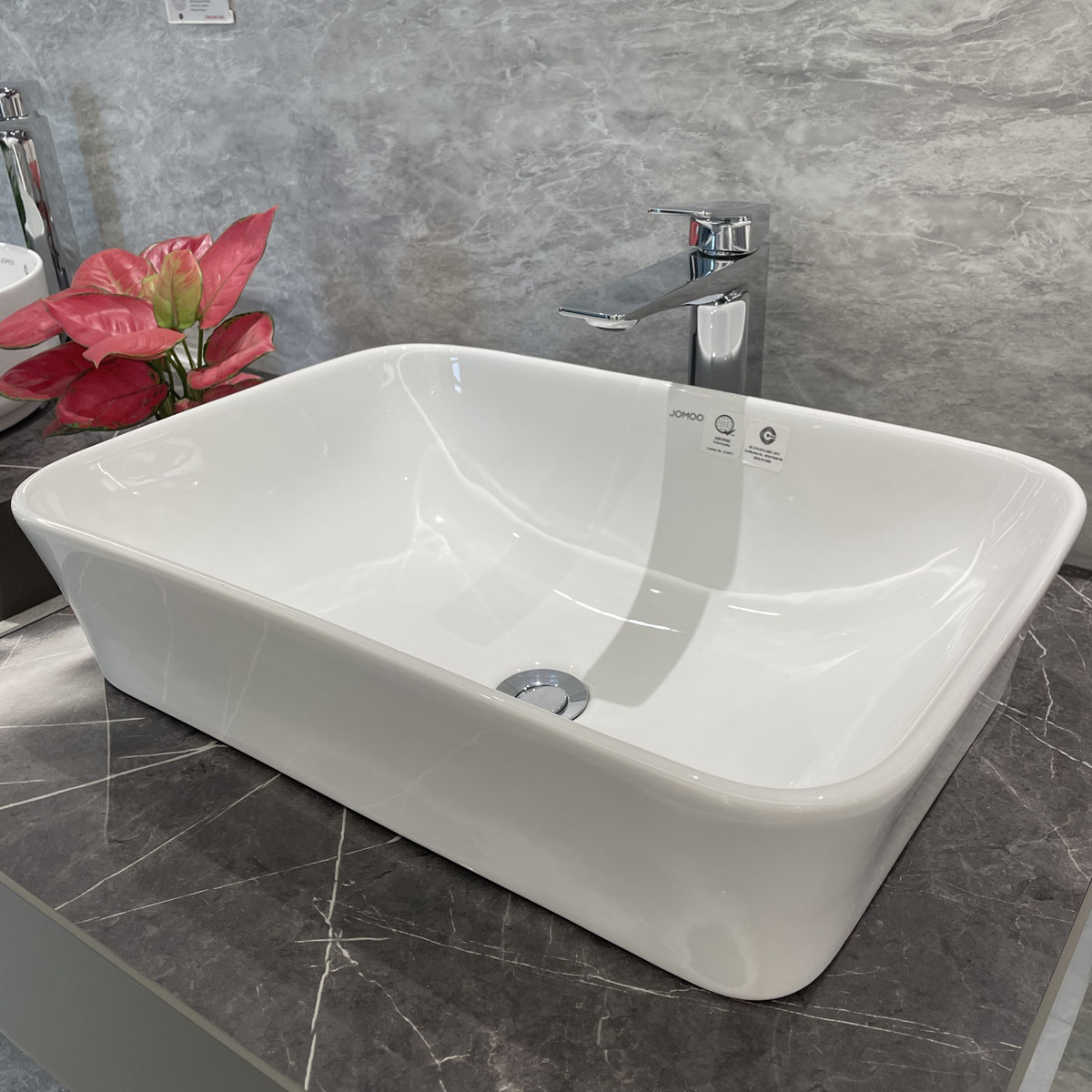 Chậu rửa mặt lavabo đặt bàn JOMOO 12132-1/01Z-I011