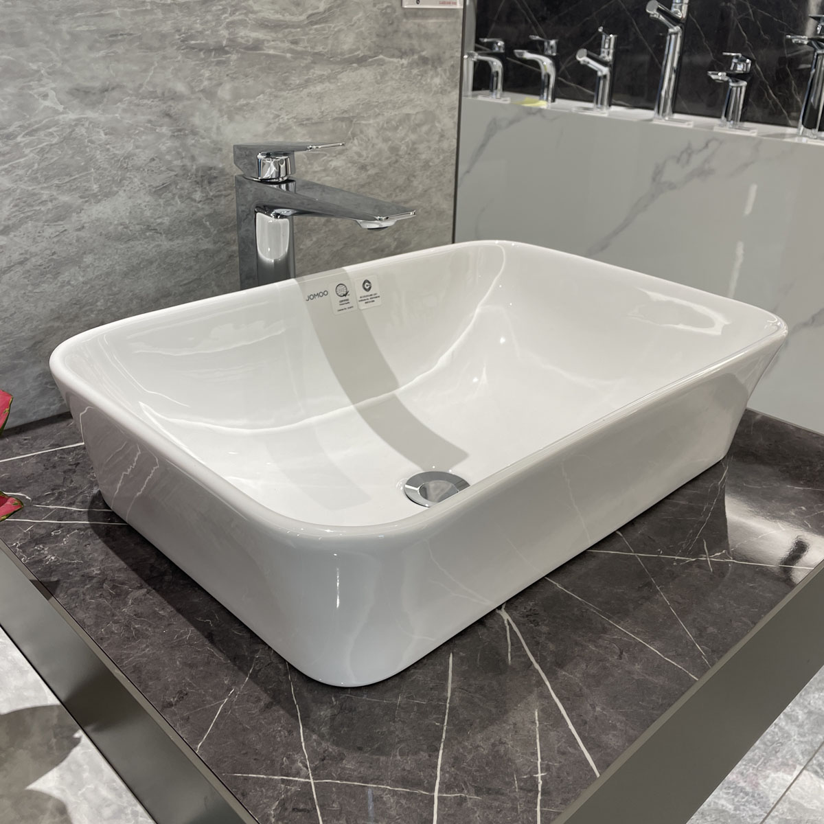 Chậu rửa mặt lavabo đặt bàn JOMOO 12132-1/01Z-I011