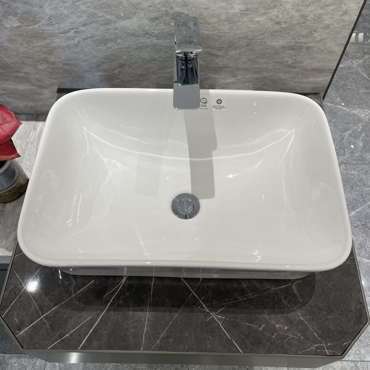 Chậu rửa mặt lavabo đặt bàn JOMOO 12132-1/01Z-I011