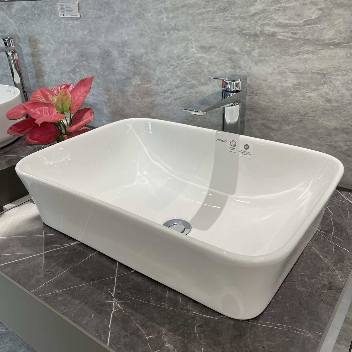 Chậu rửa mặt lavabo đặt bàn JOMOO 12132-1/01Z-I011