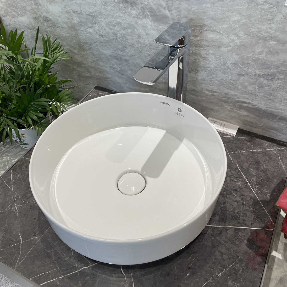 Chậu rửa mặt lavabo đặt bàn JOMOO 12661-1/01K-I011