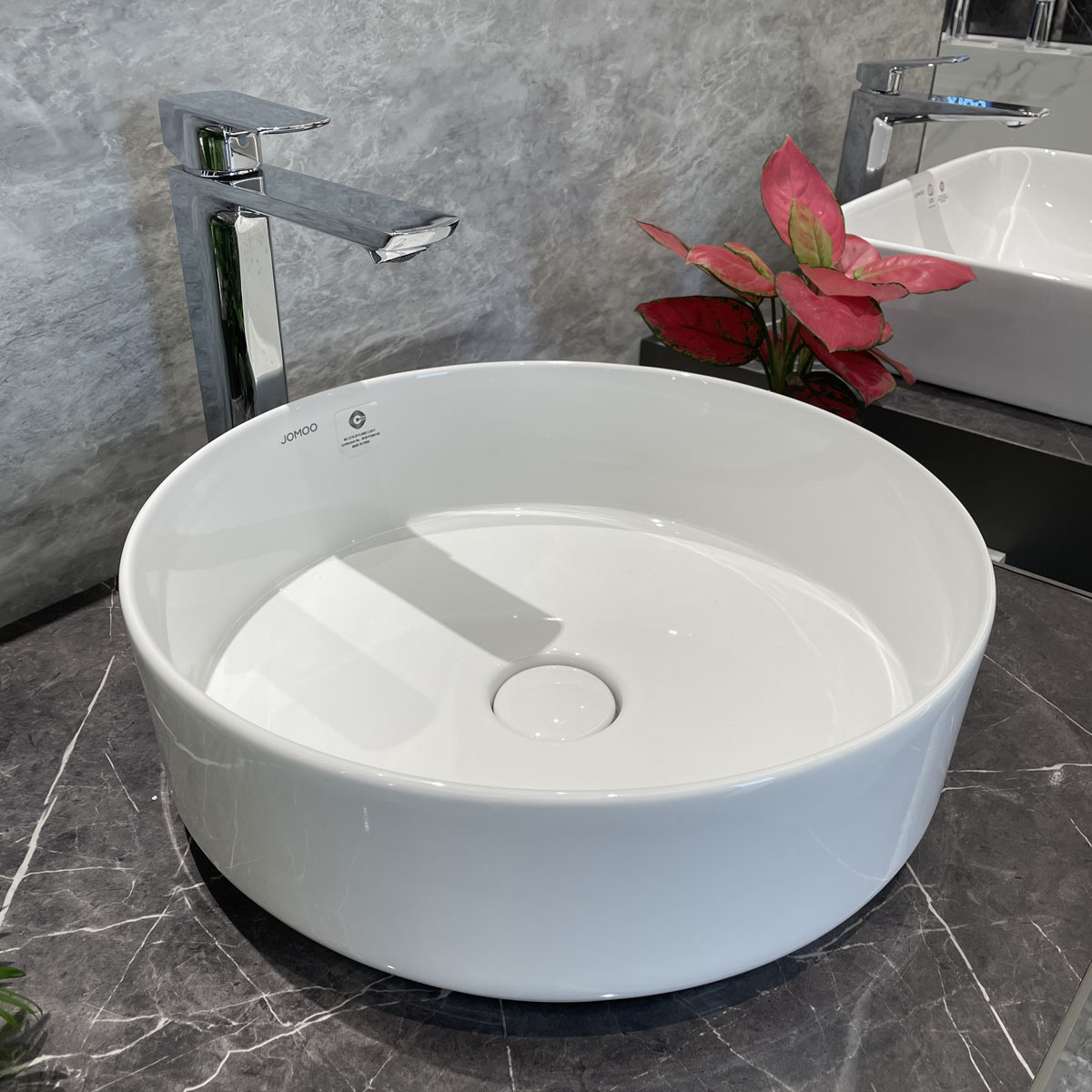 Chậu rửa mặt lavabo đặt bàn JOMOO 12661-1/01K-I011