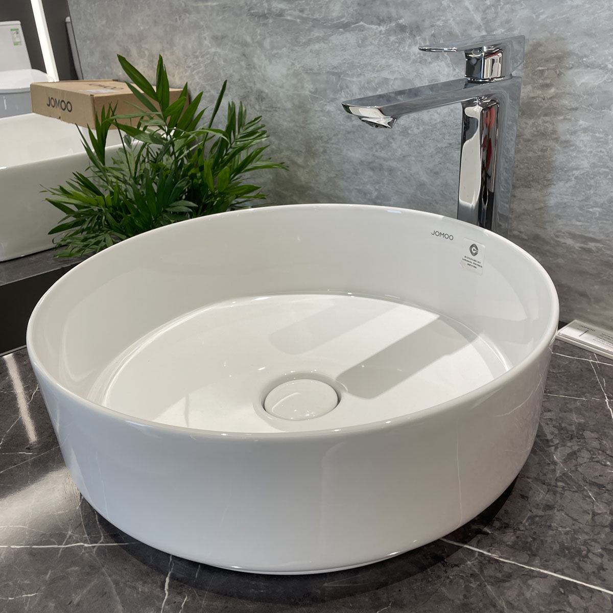 Chậu rửa mặt lavabo đặt bàn JOMOO 12661-1/01K-I011