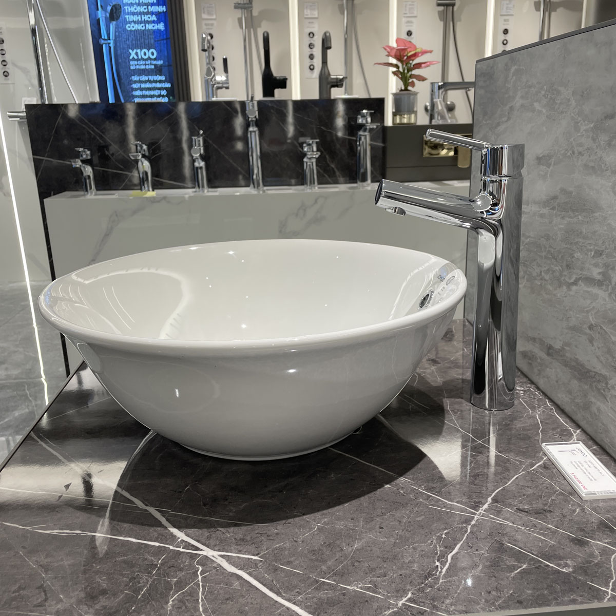 Chậu rửa mặt lavabo đặt bàn JOMOO 12703-1/01P-I011