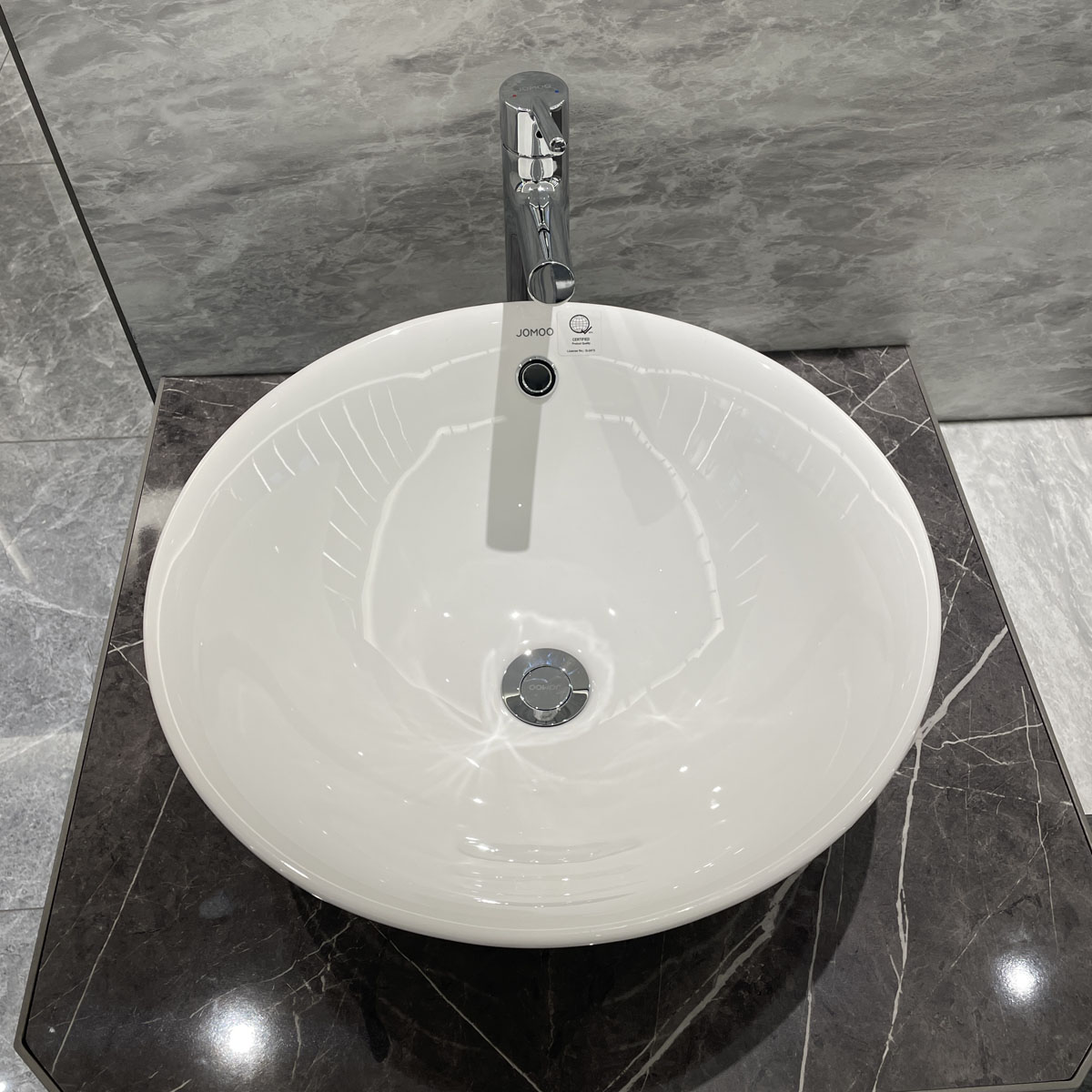 Chậu rửa mặt lavabo đặt bàn JOMOO 12703-1/01P-I011