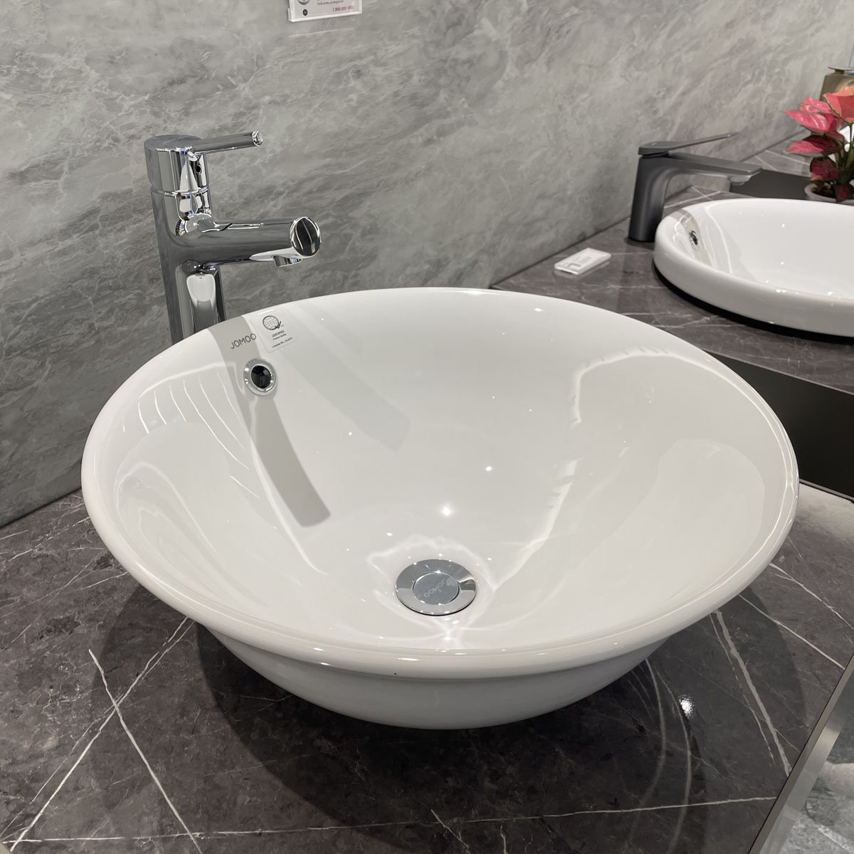 Chậu rửa mặt lavabo đặt bàn JOMOO 12703-1/01P-I011