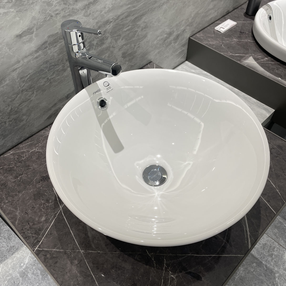 Chậu rửa mặt lavabo đặt bàn JOMOO 12703-1/01P-I011