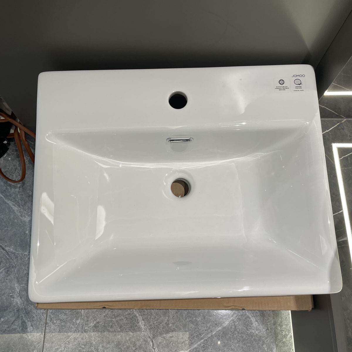 Chậu rửa mặt lavabo đặt bàn JOMOO 12725-1/11K-I011