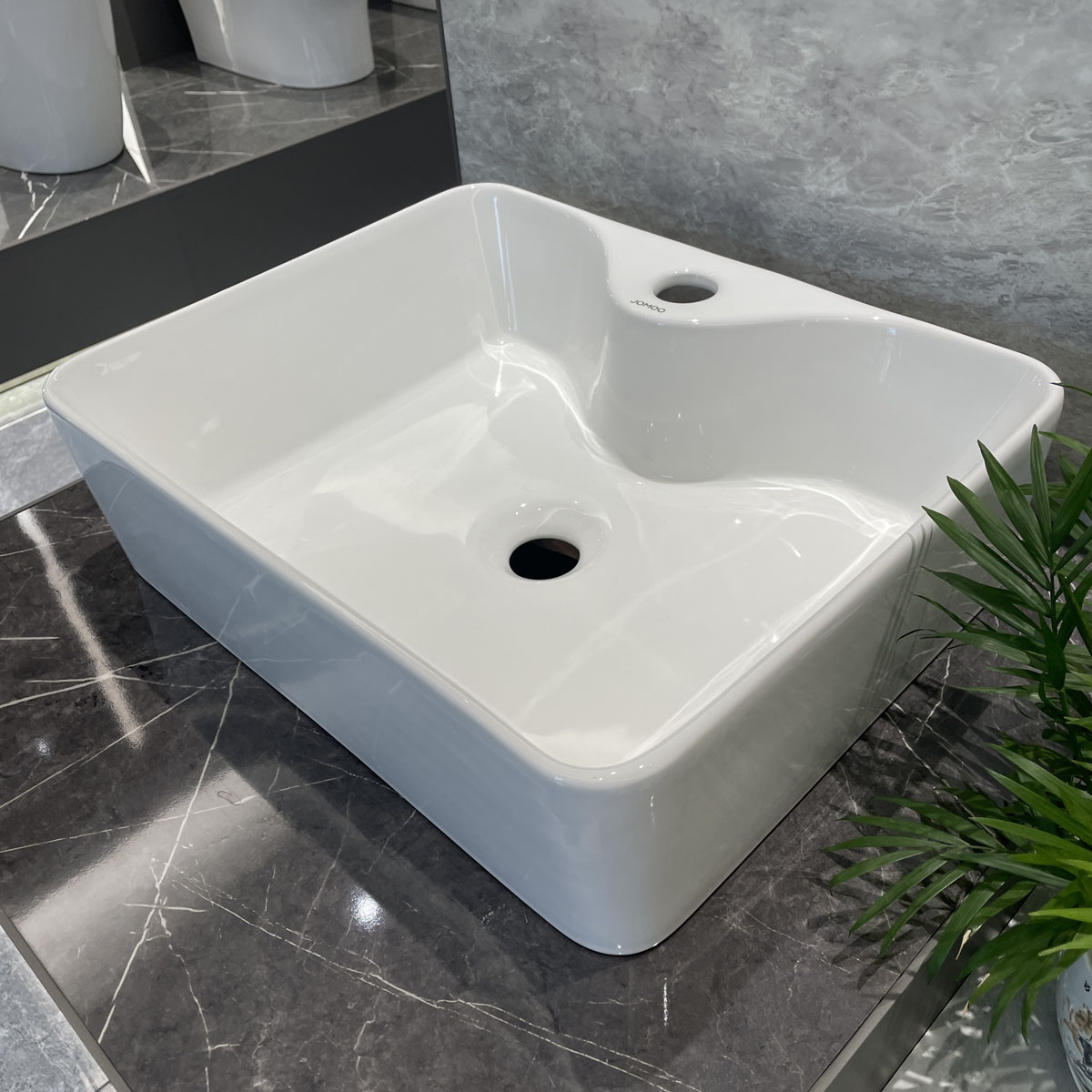 Chậu rửa mặt lavabo đặt bàn JOMOO 12812-1/11P-I011