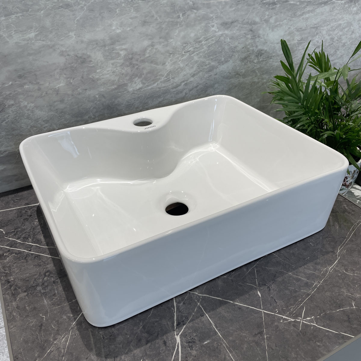 Chậu rửa mặt lavabo đặt bàn JOMOO 12812-1/11P-I011