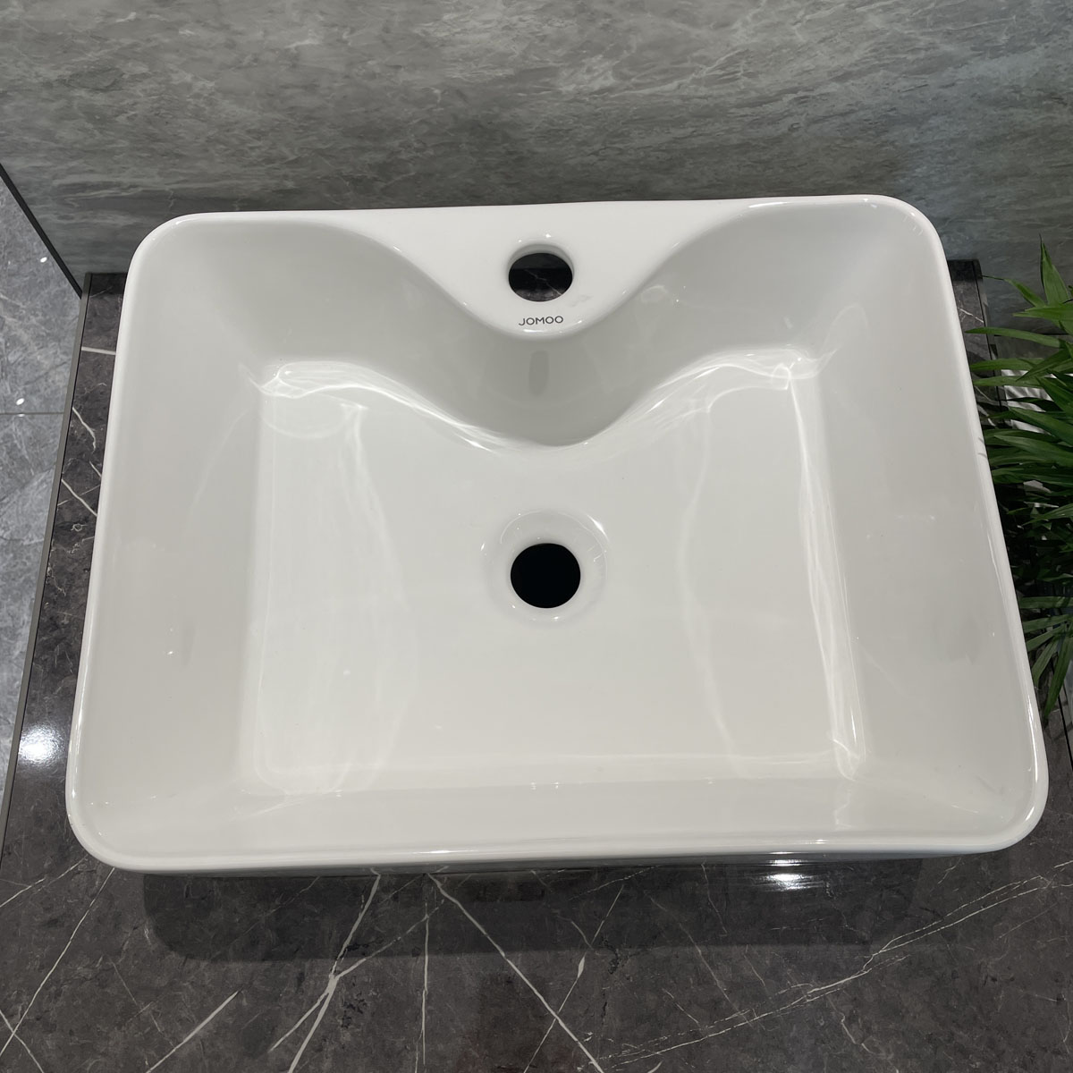 Chậu rửa mặt lavabo đặt bàn JOMOO 12812-1/11P-I011