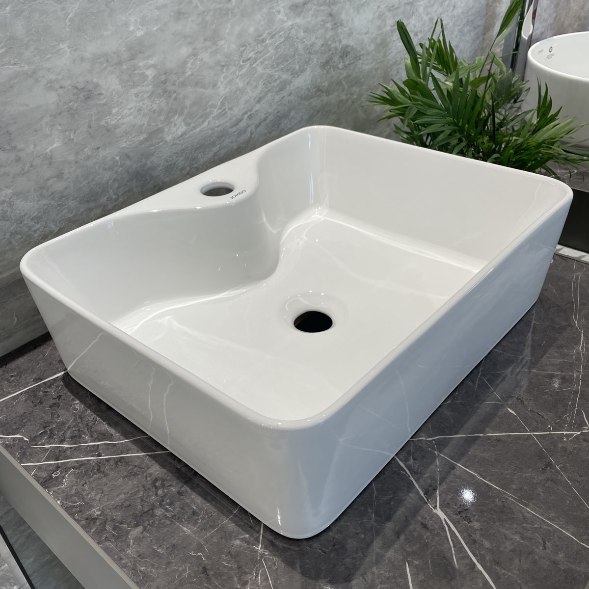 Chậu rửa mặt lavabo đặt bàn JOMOO 12812-1/11P-I011