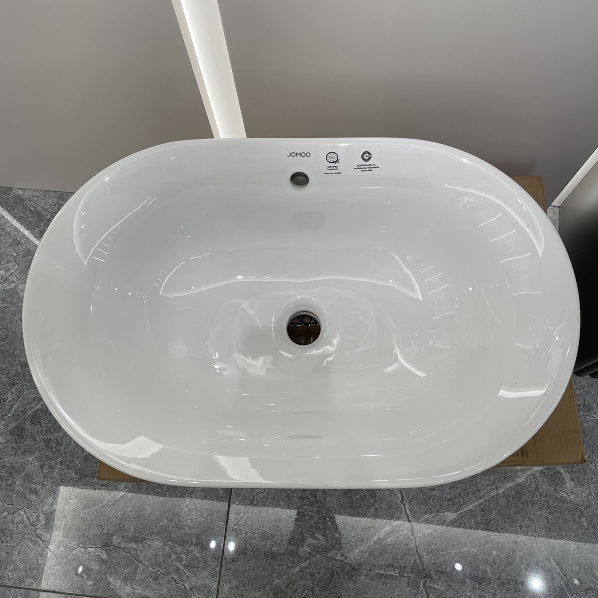 Chậu rửa mặt lavabo dương vành JOMOO 12138-1/01Z-I011