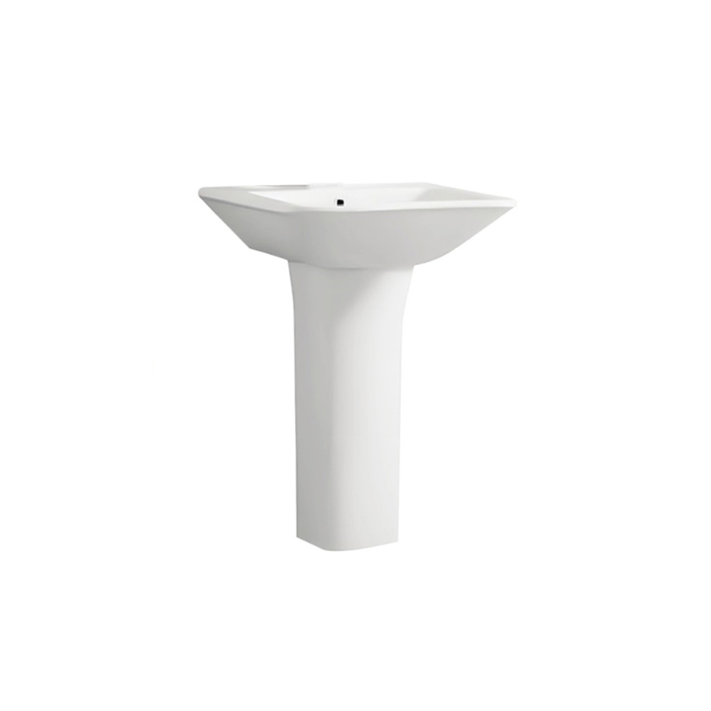 Chậu rửa mặt lavabo treo tường chân dài JOMOO 12803-1/11P-I011