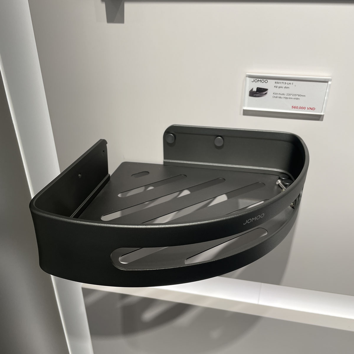 Kệ góc đựng xà phòng nhôm JOMOO 9301713-LH-1
