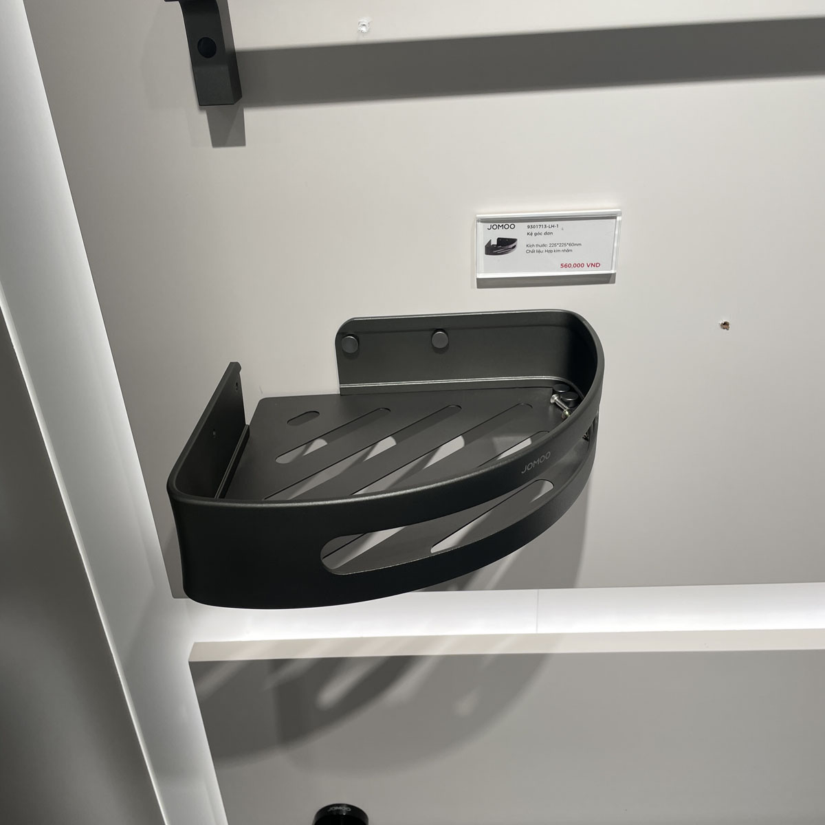 Kệ góc đựng xà phòng nhôm JOMOO 9301713-LH-1