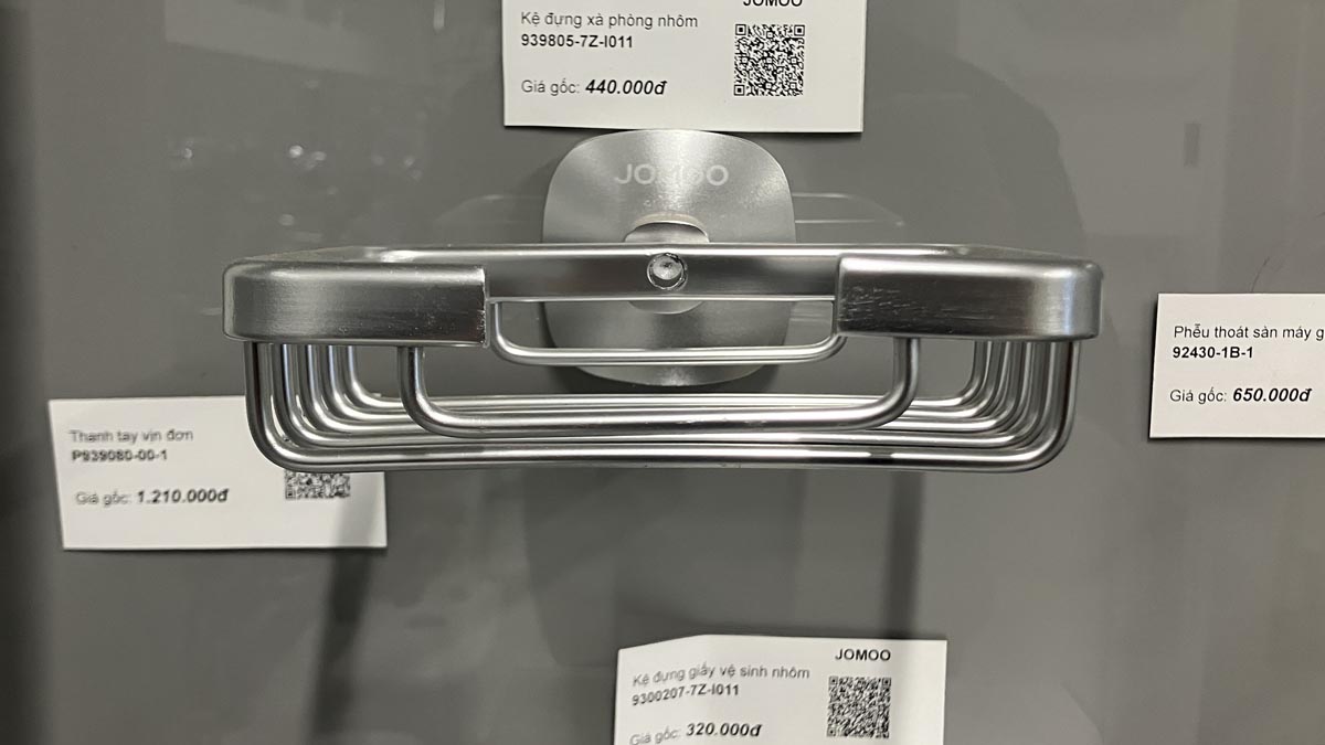 Kệ đựng xà phòng nhôm JOMOO 939805-7Z-I011