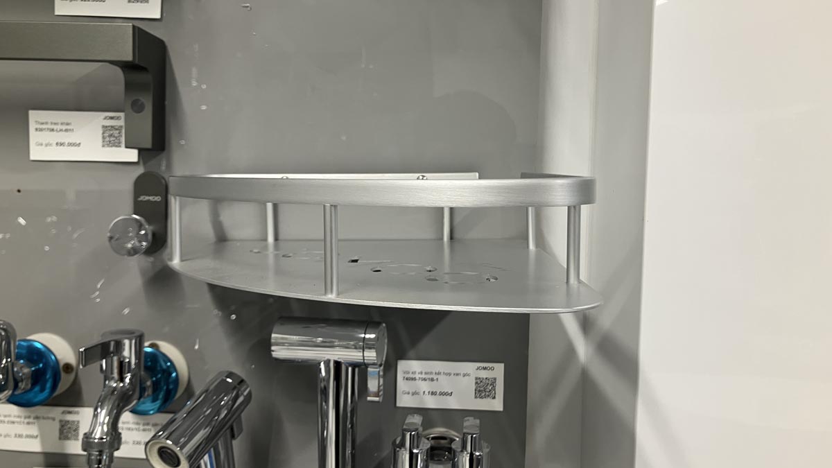 Kệ góc đựng xà phòng nhôm JOMOO P937117-7Z-1