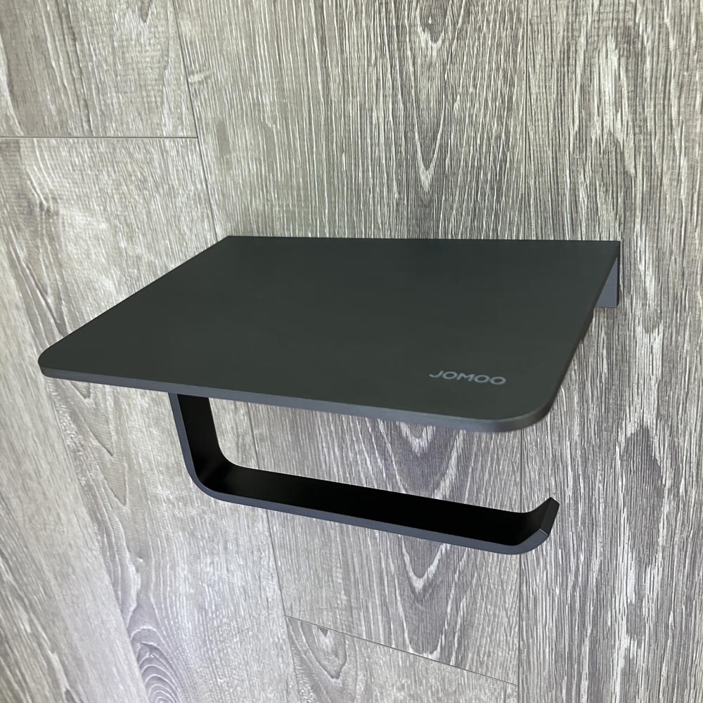 Kệ đựng giấy vệ sinh nhôm màu xám mờ JOMOO 9301707-LH-I011