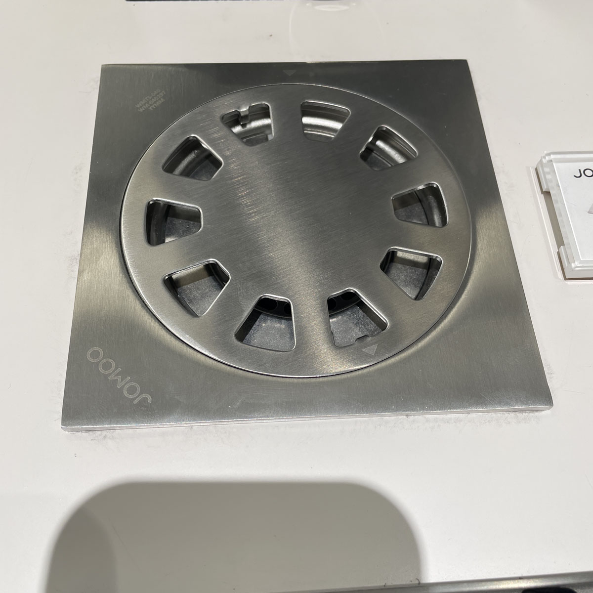 Phễu thoát sàn 12x12cm ngăn mùi JOMOO 92161-7B-I021