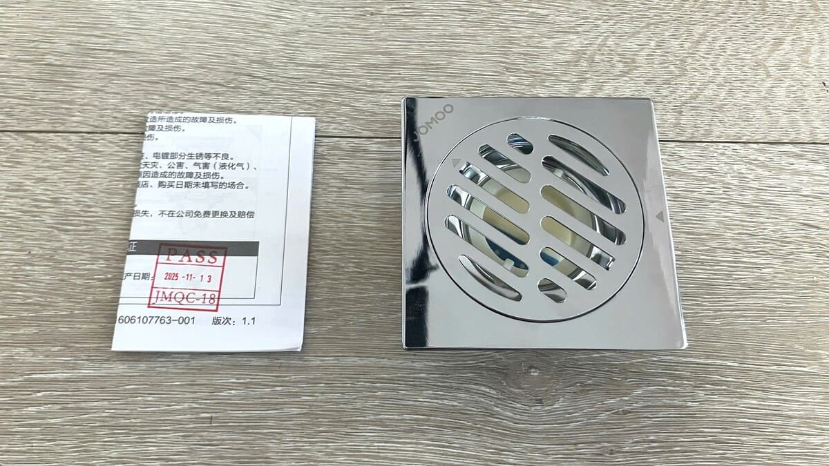 Phễu thoát sàn 10x10cm JOMOO 92399-1B-I011