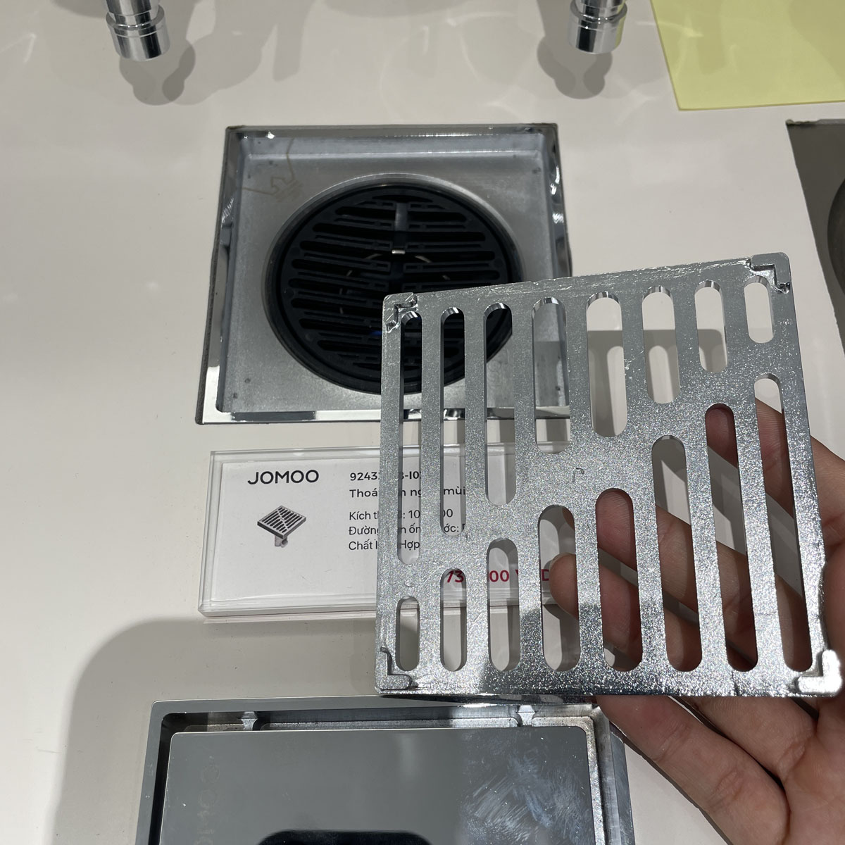 Phễu thoát sàn 10x10cm JOMOO 92432-1B-I021