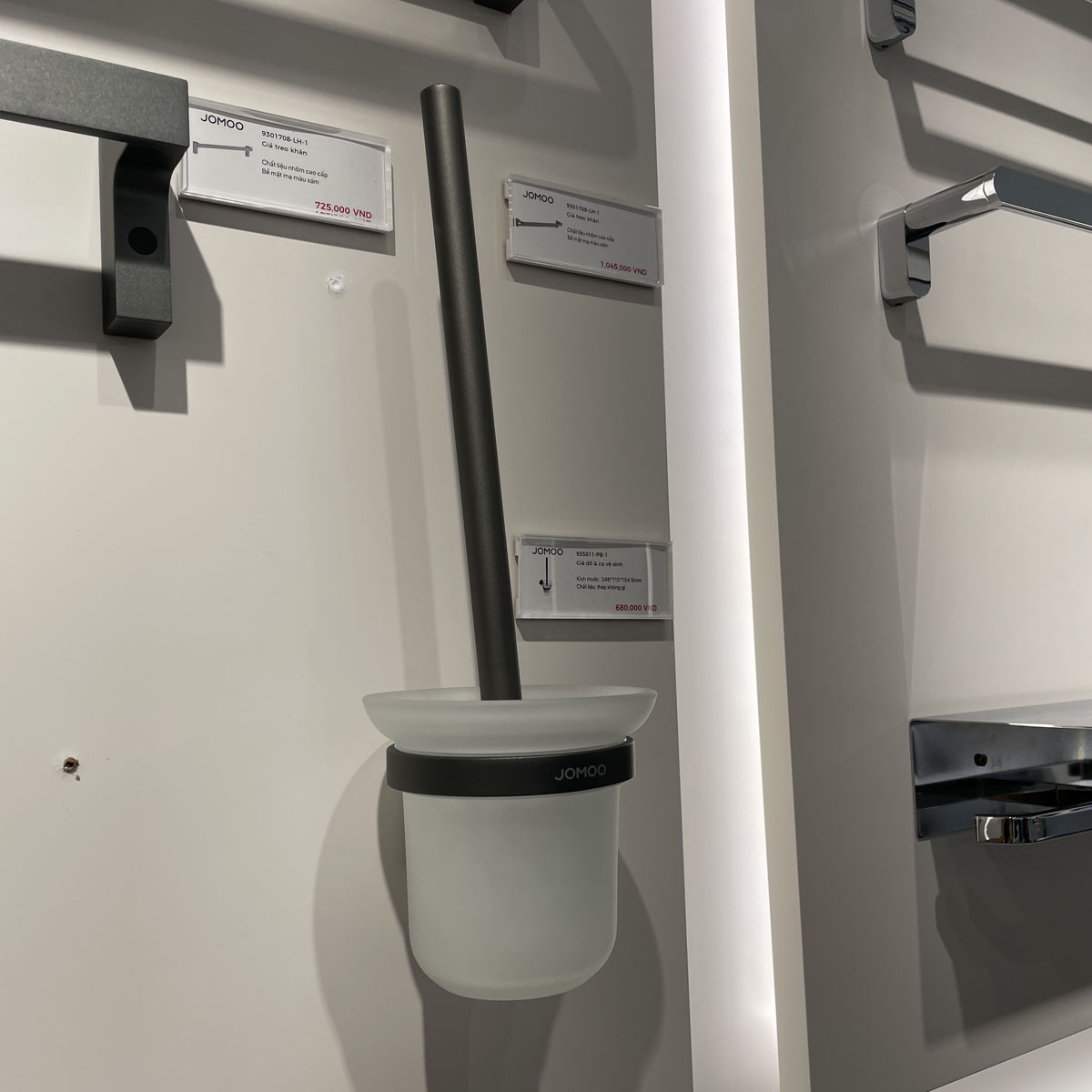 Bộ chổi cọ bồn cầu treo tường JOMOO 9301711-LH-I011