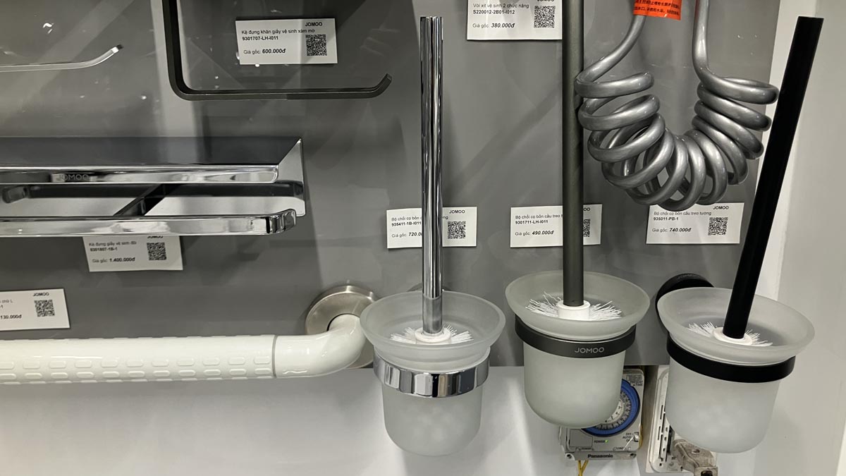 Bộ chổi cọ bồn cầu treo tường JOMOO 935411-1B-I011