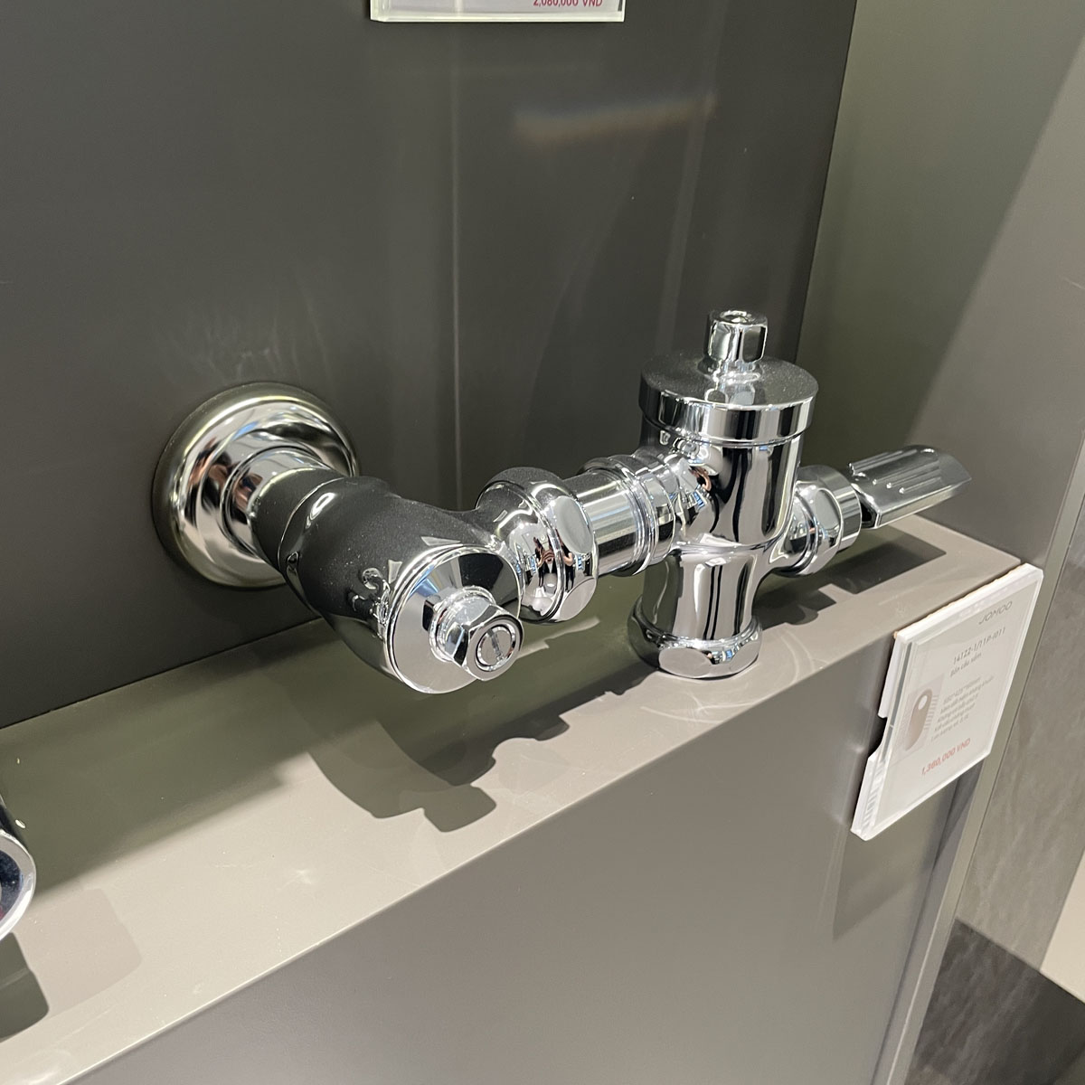 Van xả bồn cầu bằng chân JOMOO P8405-003/1B-1