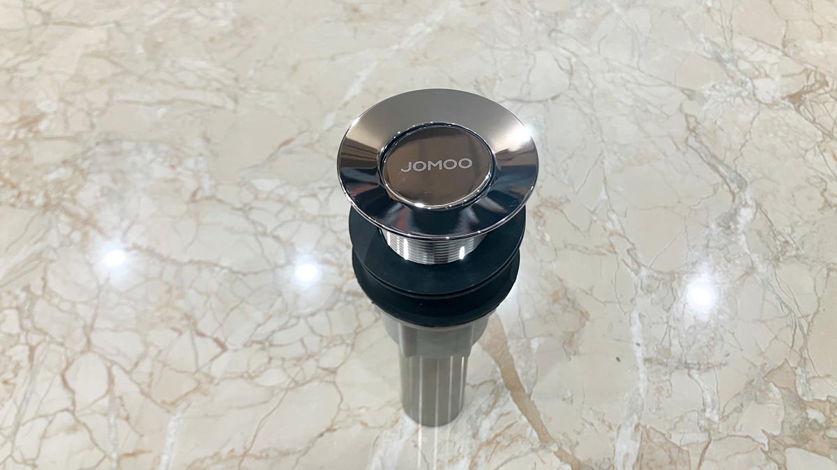 Bộ xả lật lavabo 18cm (không xả tràn) JOMOO 91168-1B-1