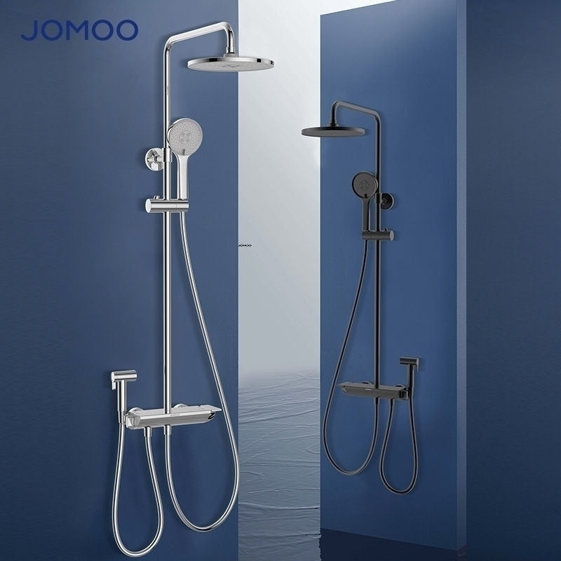 Sen cây tắm đứng ổn nhiệt có tẩy cặn JOMOO 26163-644/1B-I011