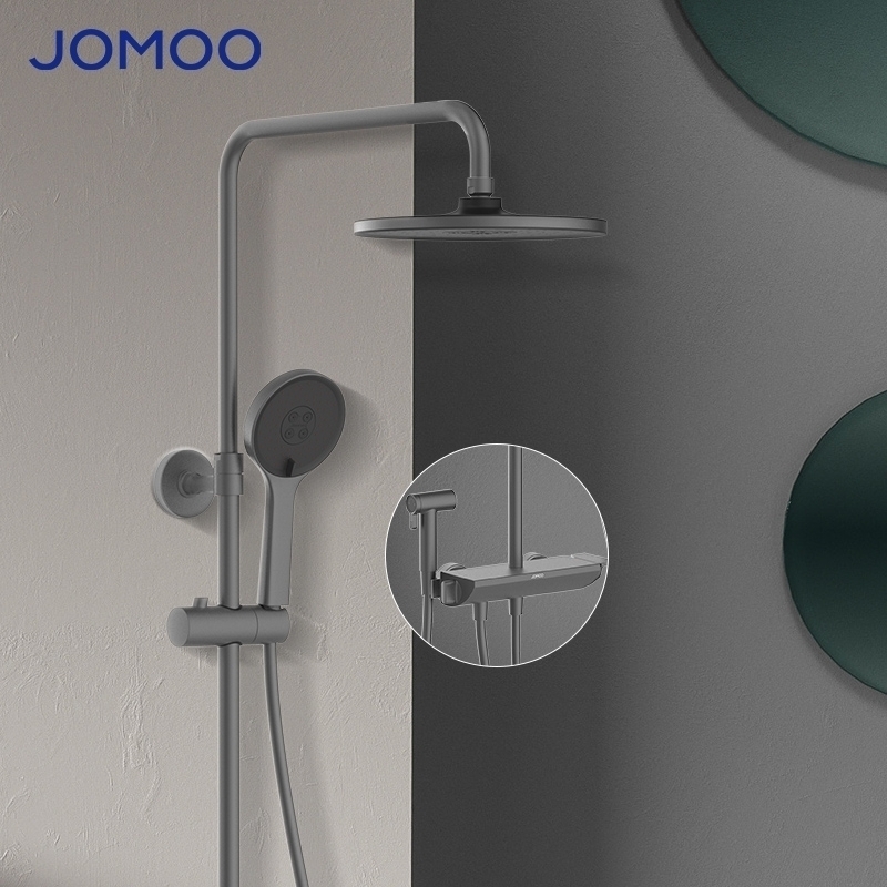 Sen cây tắm đứng ổn nhiệt có tẩy cặn JOMOO 26163-644/1B-I011