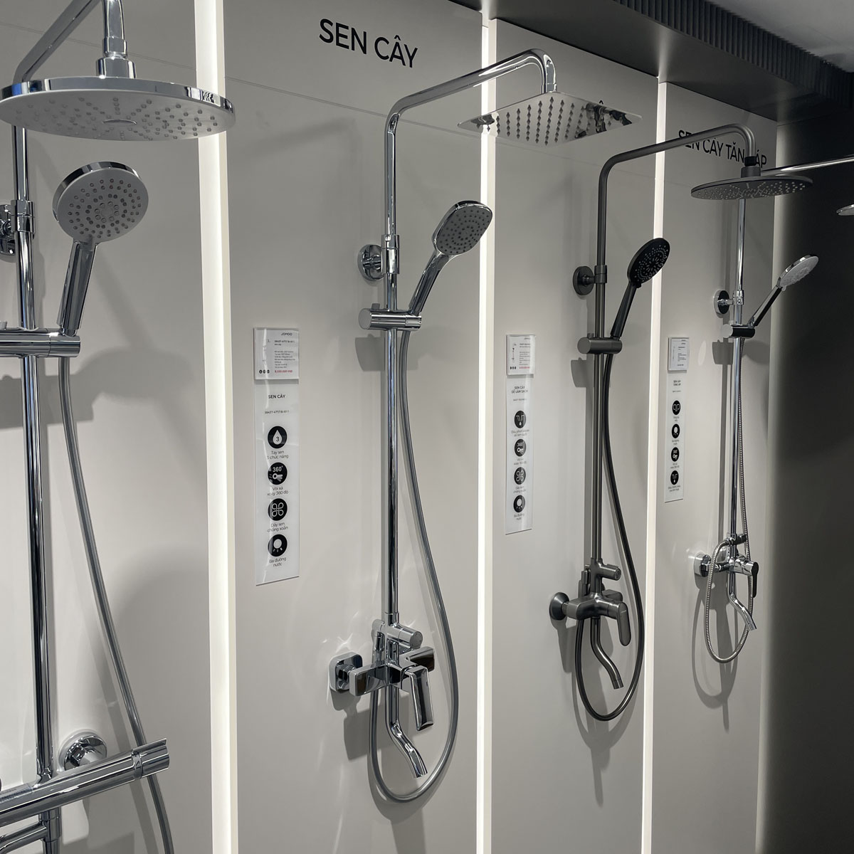 Sen cây tắm đứng nóng lạnh JOMOO 36437-477/1B-I011