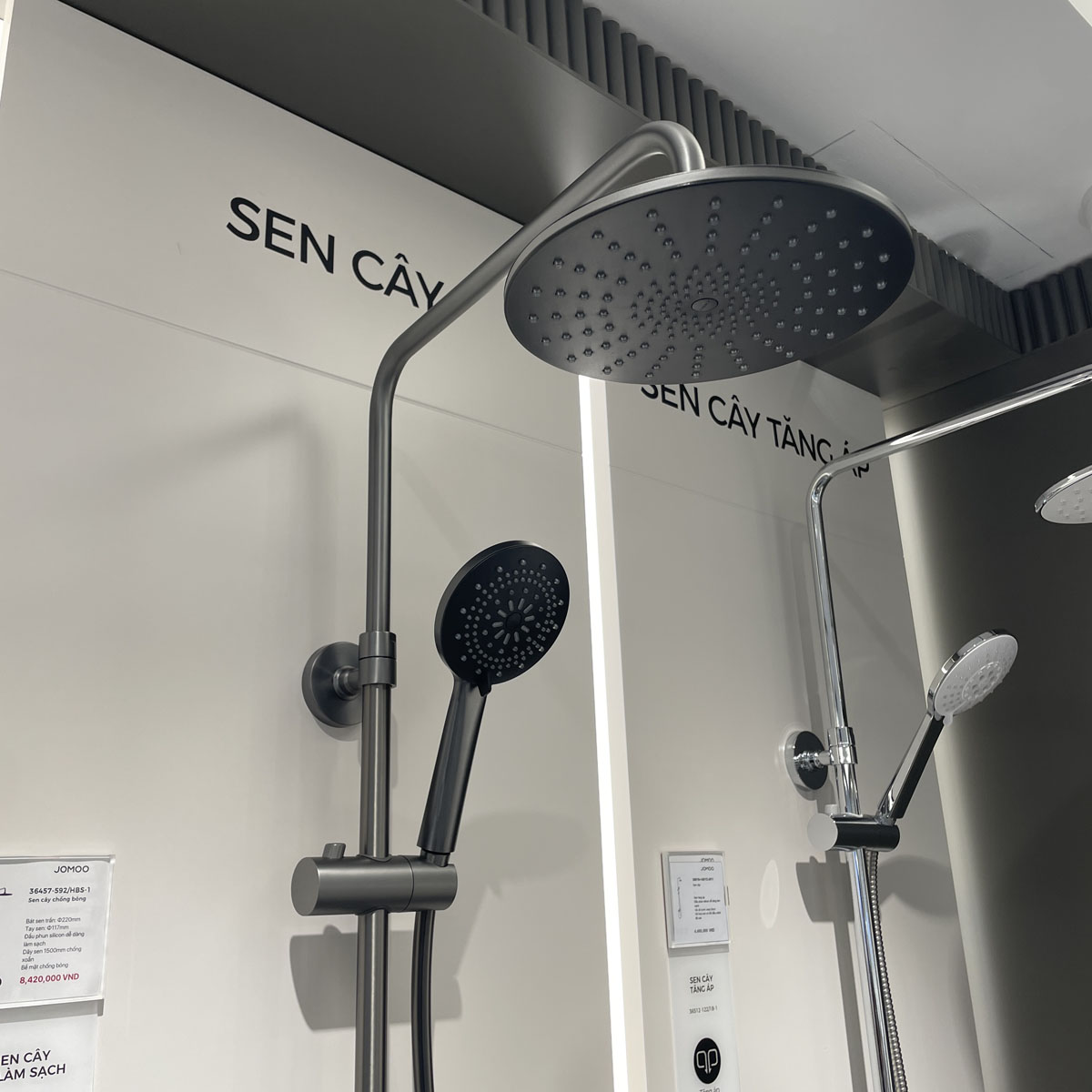 Sen cây tắm đứng nóng lạnh xám ghi JOMOO 36457-592/HBS-1