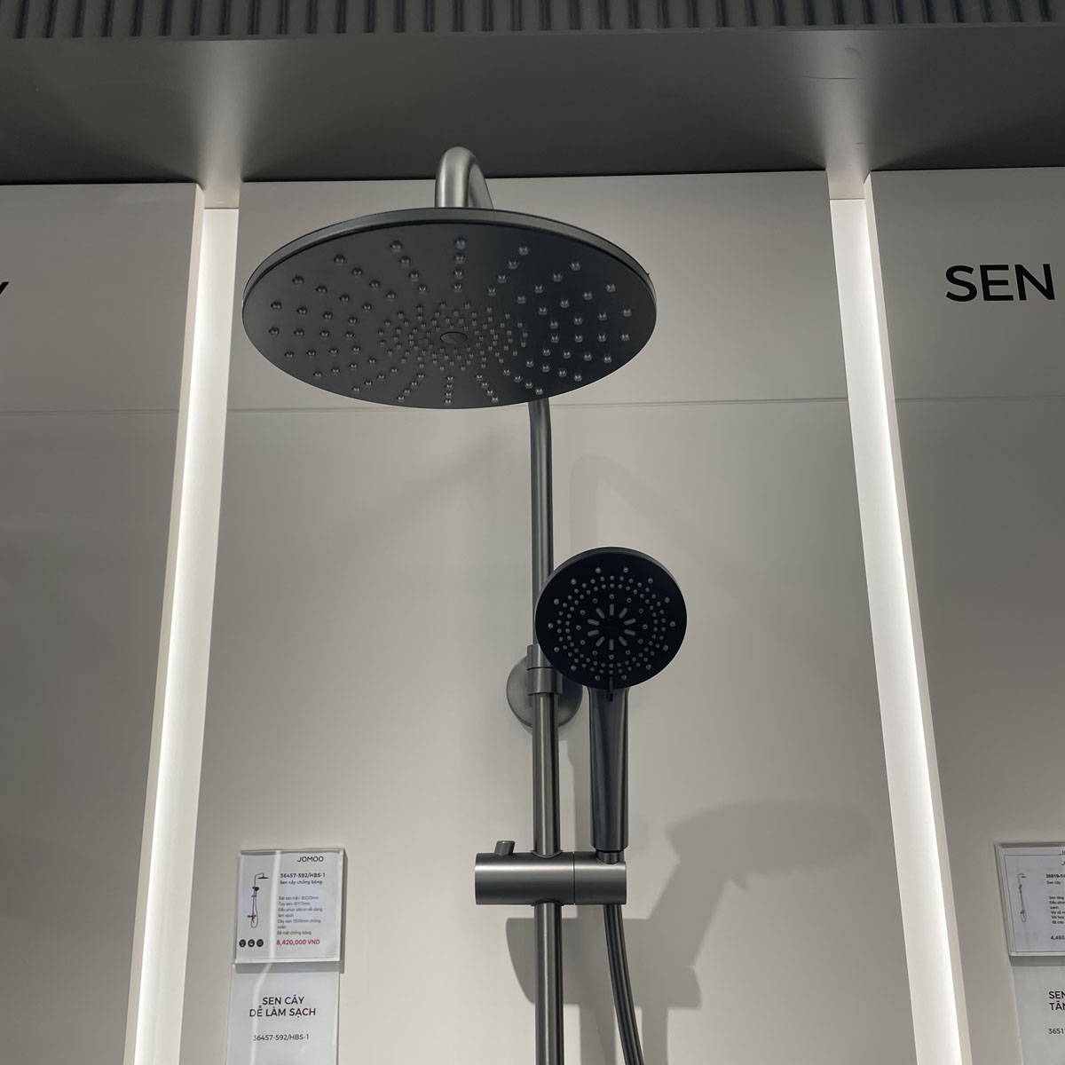 Sen cây tắm đứng nóng lạnh xám ghi JOMOO 36457-592/HBS-1