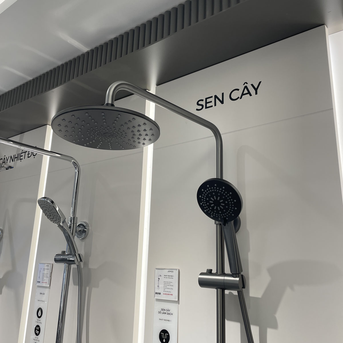 Sen cây tắm đứng nóng lạnh xám ghi JOMOO 36457-592/HBS-1