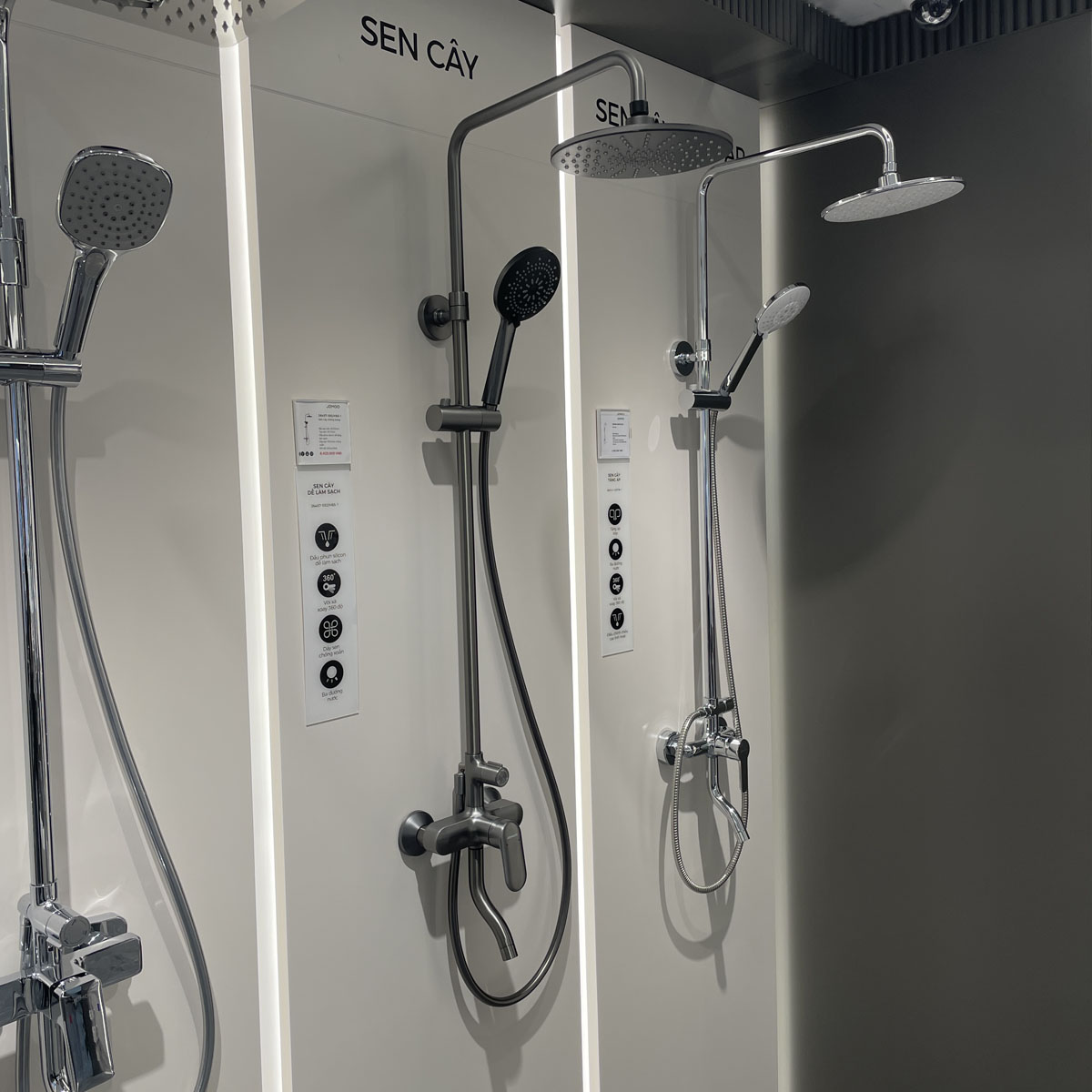 Sen cây tắm đứng nóng lạnh xám ghi JOMOO 36457-592/HBS-1
