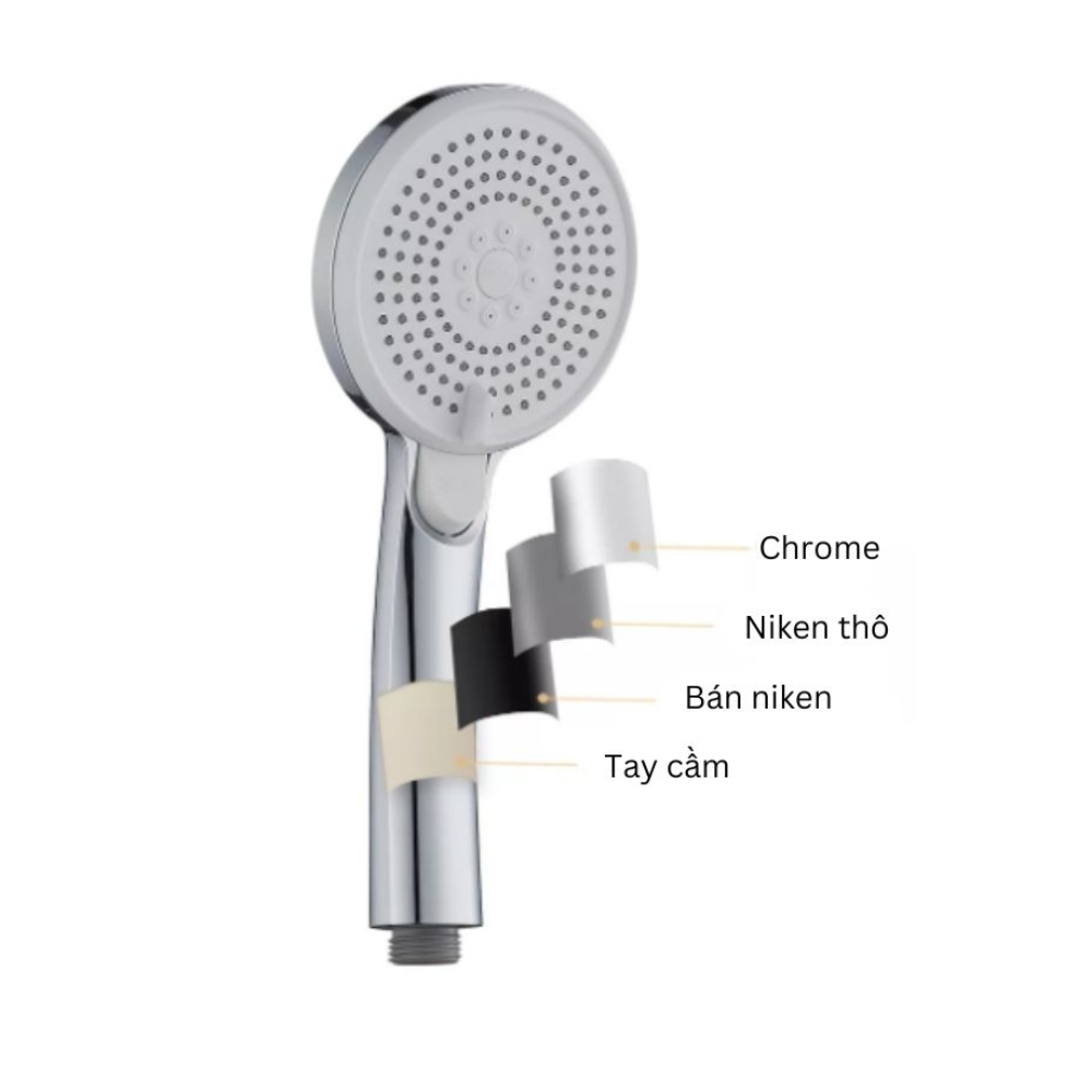 Bộ tay sen tắm 4 chế độ có tẩy cặn JOMOO S191014-2B01-2