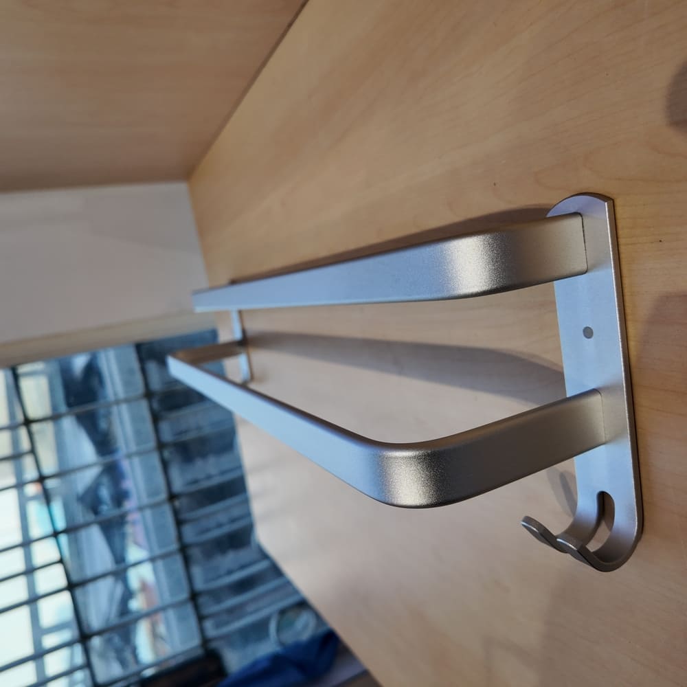 Thanh treo khăn 2 tầng kết hợp móc áo JOMOO 9301109-7Z-I011