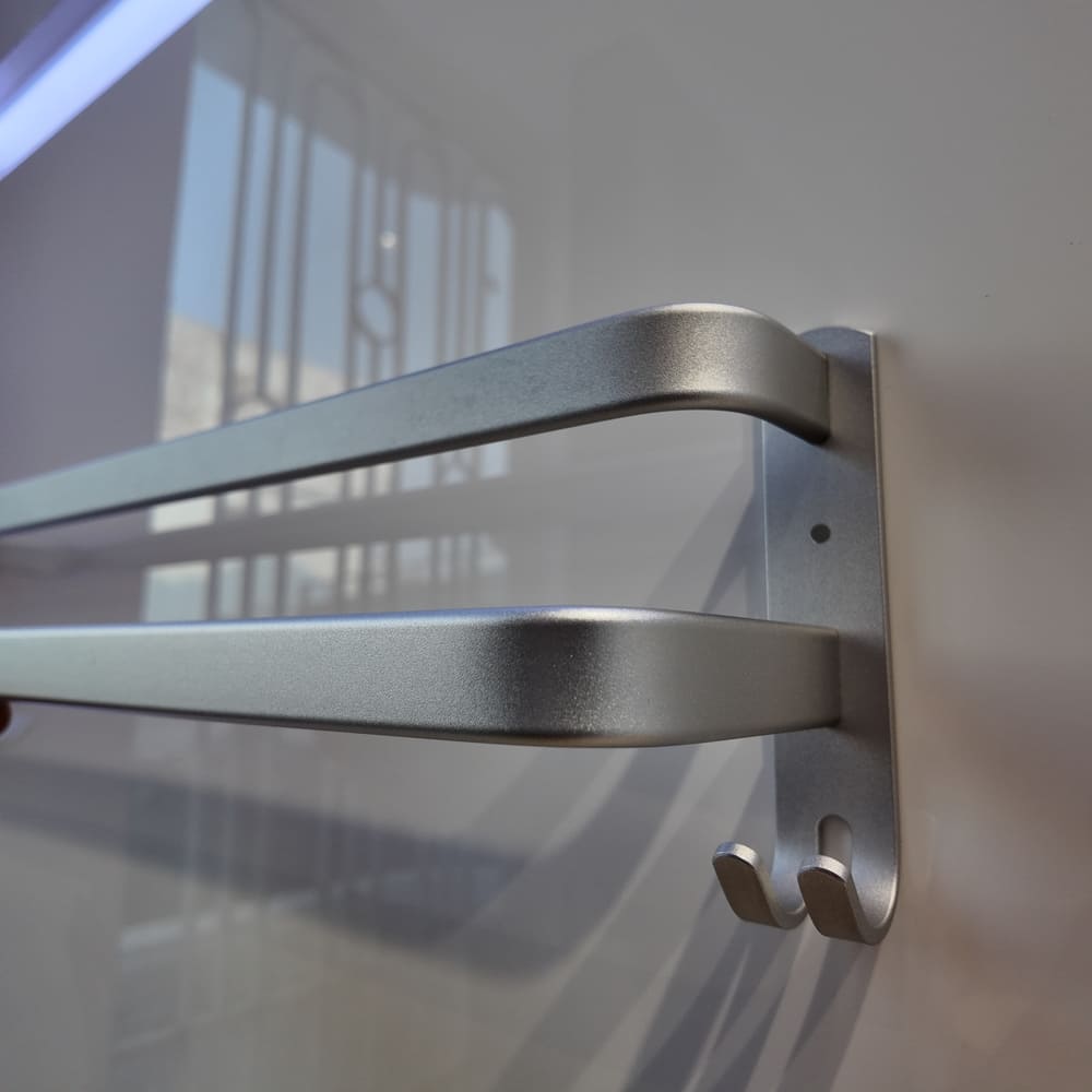 Thanh treo khăn 2 tầng kết hợp móc áo JOMOO 9301109-7Z-I011