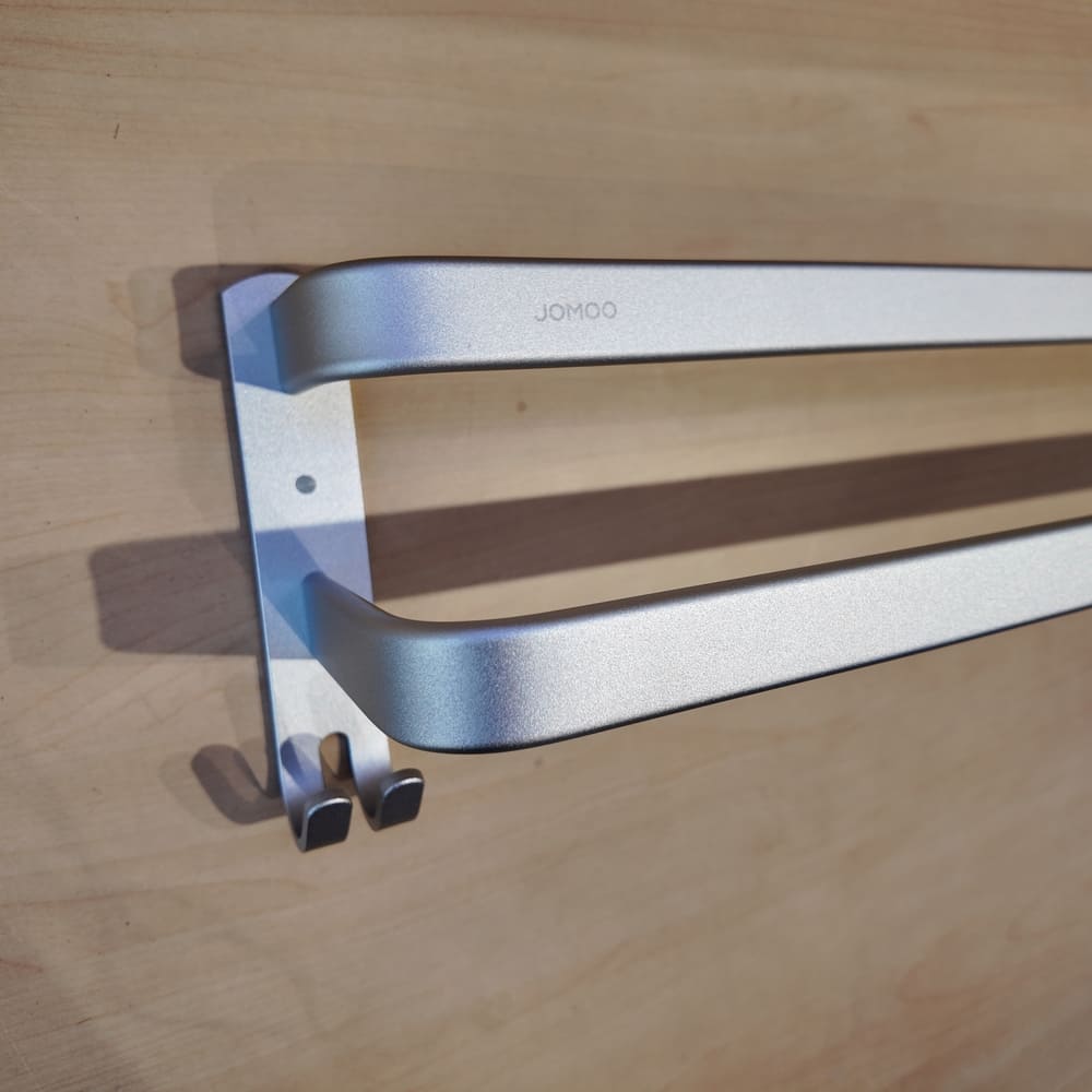 Thanh treo khăn 2 tầng kết hợp móc áo JOMOO 9301109-7Z-I011