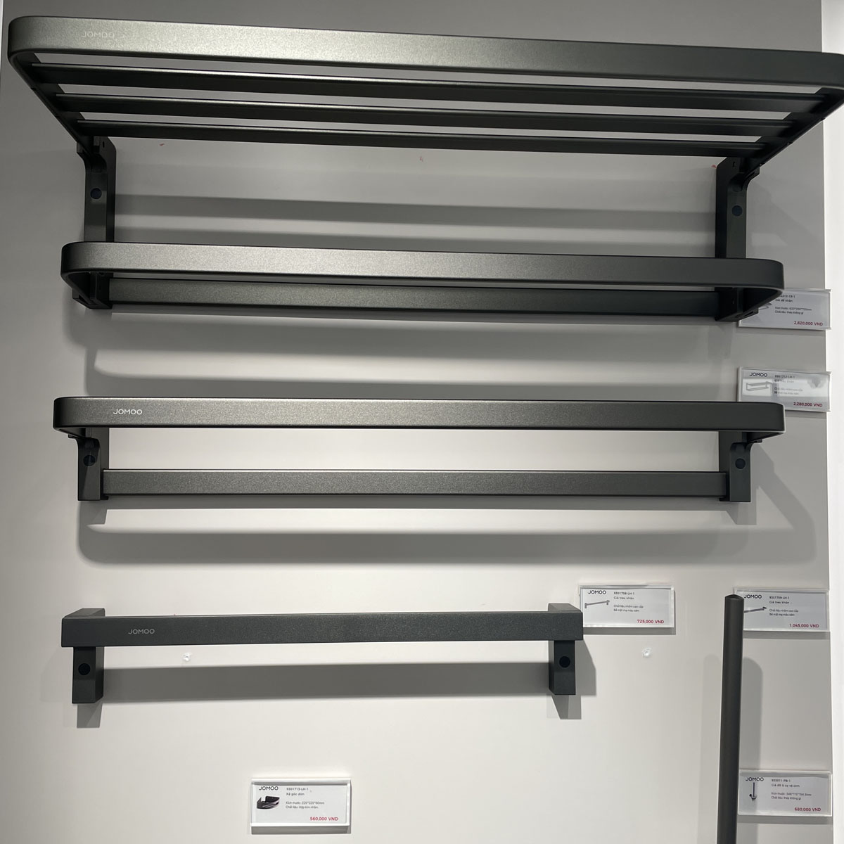 Thanh treo khăn đôi JOMOO 9301709-LH-I011